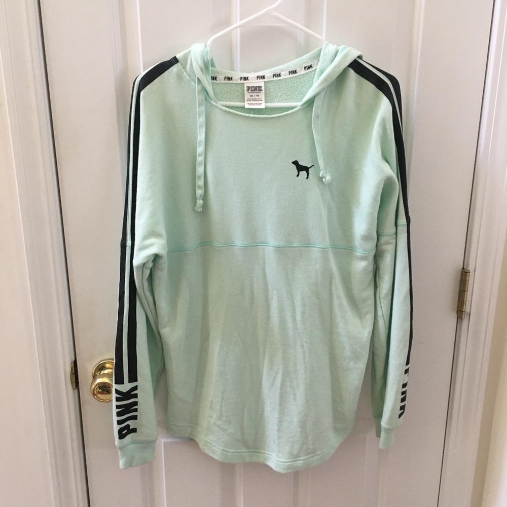 VS PINK Mint Green Hoodie Size XS